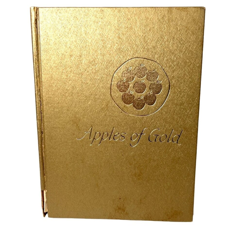 Vintage C.R. Gibson Apples of Gold Gift Book Poetry